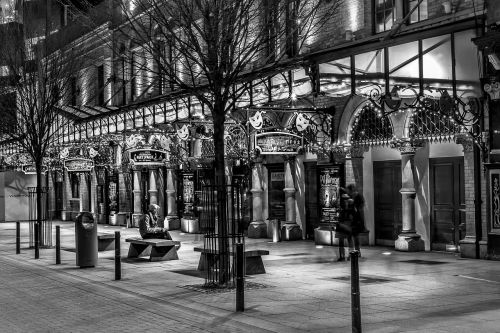 Naktis, Teatras, Gatvė, Dublin