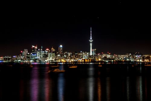 Naktis, Auckland, Naujoji Zelandija, Miestas