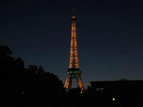 Naktis, Eifelio Bokštas, Paris