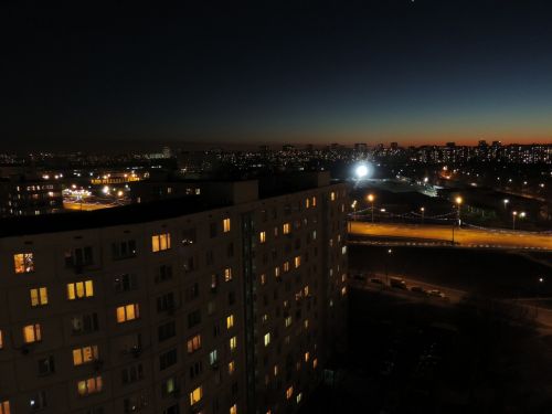 Naktinis Miestas, Naktinis Vaizdas, Naktis Moscow