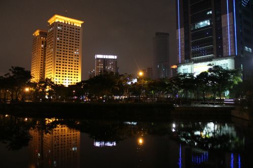 Naktinis Vaizdas, Statyba, Atspindys, Itabashi, Naujas Taipei Miestas, Taivanas