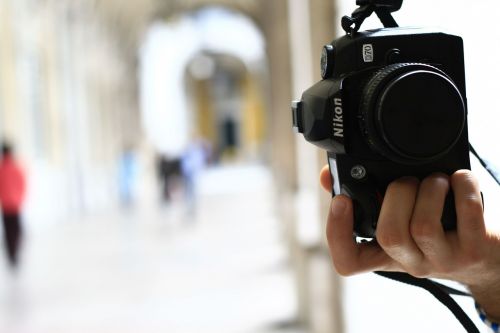 Nikon, Fotoaparatas, Fotografija, Ranka, Šaudymas, Fotografijos, Įranga