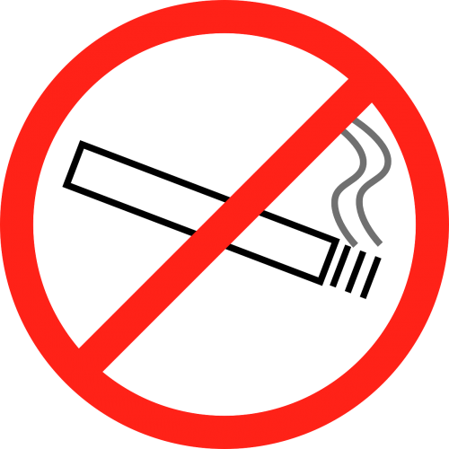 Nerūkyti, Draudžiama, Cigarečių, Supjaustytas, Dūmai, Rūkymas, Nemokama Vektorinė Grafika