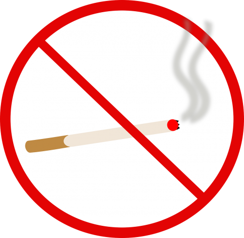 Nerūkyti, Ne, Cigarečių, Draudžiama, Ženklas, Draudžiama, Neleidžiama, Nemokama Vektorinė Grafika