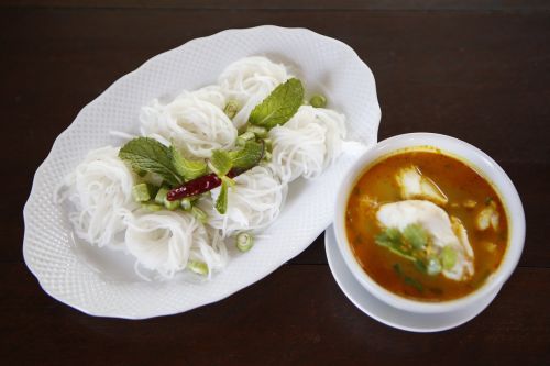 Makaronų Valikliai Pu, Vermicelli, Tailando Maistas