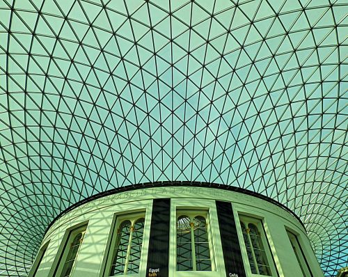 Norman Fooster, Britų Muziejus, Architektūra, Britanija, Londonas, Orientyras, Muziejus, Turizmas, Žinomas, Paroda, Istorinis, Britanija, Uk