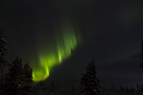 Šiaurės Pašvaistė, Finland, Laplandas