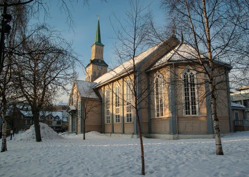 Norvegija, Tromso, Laplandas, Katedra
