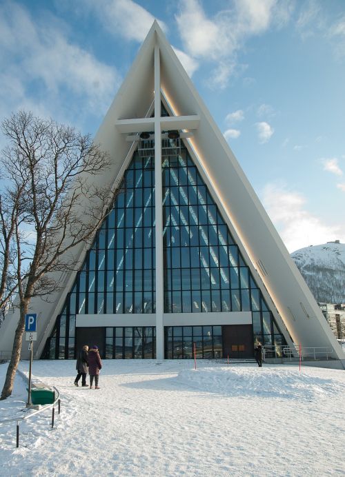 Norvegija, Laplandas, Tromso, Katedra