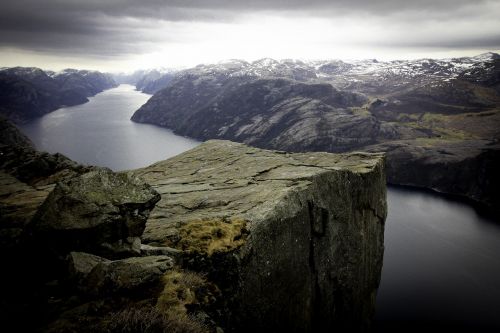 Norvegija, Fjordai, Preikestolen, Vaizdas