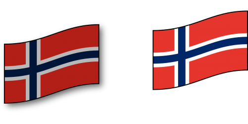 Norvegija, Skandinavija, Vėliava, Šalis, Nemokama Vektorinė Grafika