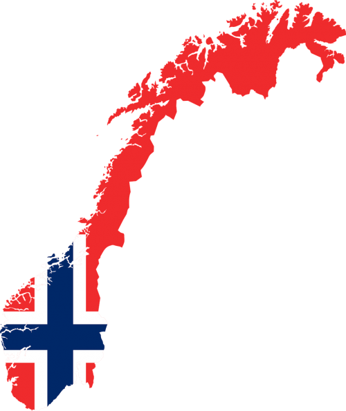 Norvegija, Šalis, Europa, Vėliava, Sienos, Žemėlapis, Tauta, Geografija, Kartografija, Svg, Figūra, Nemokama Vektorinė Grafika