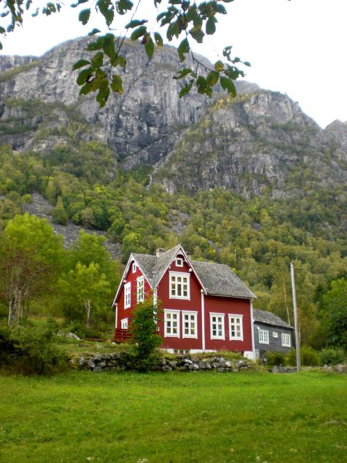 Norvegija, Gamta, Skandinavija, Namai