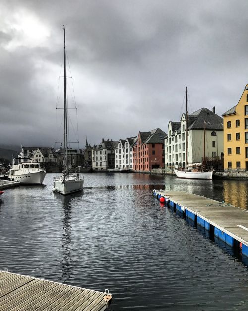 Norvegija, Hurtigruten, Skandinavija, Kelionė, Vanduo, Architektūra, Perspektyva, Vaizdas, Ålesund, Viduje Norvegijoje, Miestas, Art Nouveau
