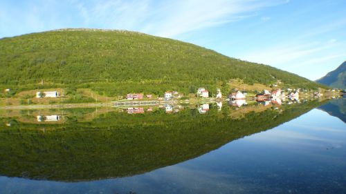 Norvegija, Vandens Atspindys, Jūra, Kraštovaizdis