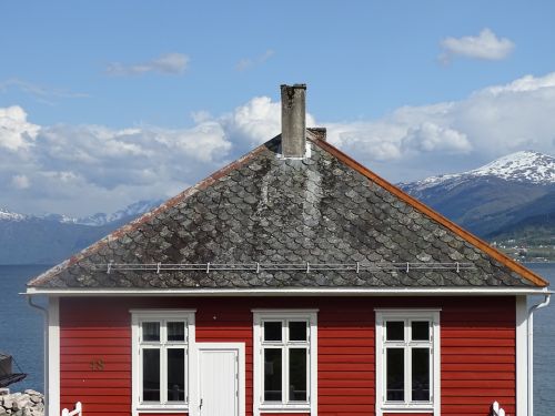 Norvegija, Namai, Skandinavija, Fjordas, Architektūra