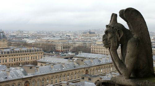 Notre, Dame, Katedra, France, Paris