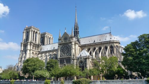 Notre, Dame, Katedra, Bažnyčia, Gotika, Paris