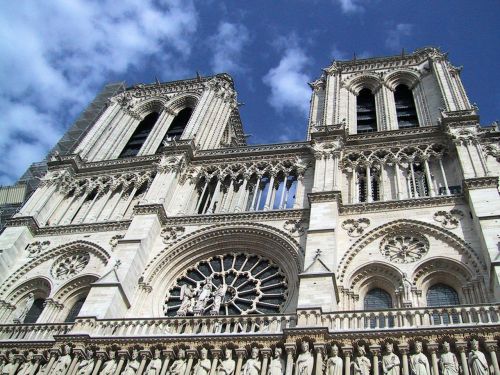 Notre Dame, Paris, France, Kelionė, Architektūra, Turizmas, Dangus