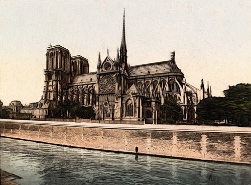 Our Lady,  Paryžius,  Prancūzija,  Bažnyčia,  Namas,  Notre-Dame,  Irt,  Architektūra,  Nemokama Iliustracijos