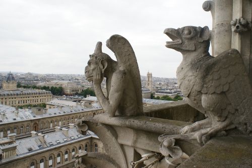 Notre Dame De Paris, France, Architektūra, Istorinis, Kapitalo Architektūra