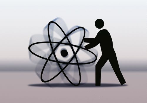 Atominė Energija, Personažai, Simbolis, Radioaktyvumas, Piktograma, Siluetas