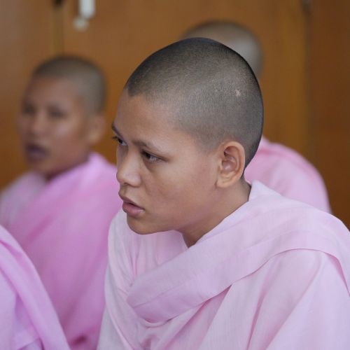 Moterys, Mianmaras, Vienuolė, Moteris, Jaunas, Burma
