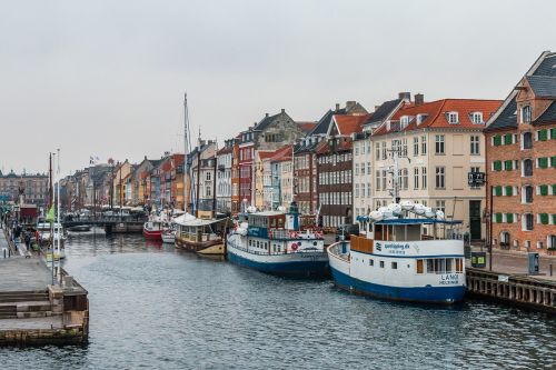 Nyhavn, Kopenhaga, Denmark