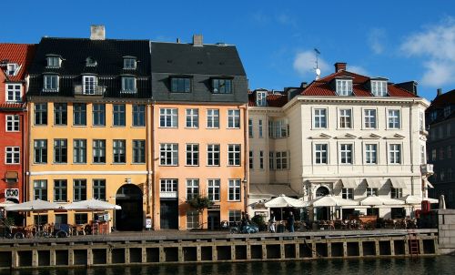 Nyhavn Rajonas, Vanduo, Kopenhaga, Denmark, Kranto, Kanalas, Pramogos, Fasadai, Pastatai, Architektūra, Turizmas, Kelionė, Skandinavija, Senas, Istorinis, Miestas, Ekskursijos, Spalvinga, Orientyras, Miesto Panorama, Namas, Žinomas, Vaizdas, Vaizdingas