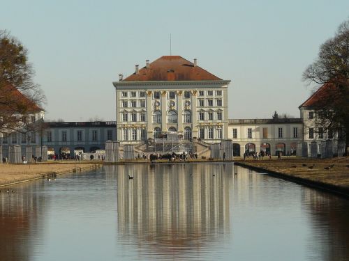 Nymphenburg Rūmai, Pilis, Nymphenburg, Munich, Vanduo, Parkas