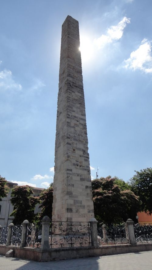 Obeliskas, Istanbulas, Paminklai, Obeliskas Konstantinas, Turkija, 32 Metrai, Akmuo, Byzantine Obeliskas