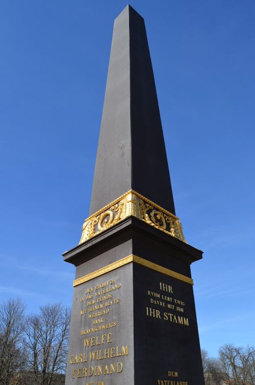 Obeliskas, Liūto Siena, Paminklas, Braunschweig, Maži Stuff, Vokietija