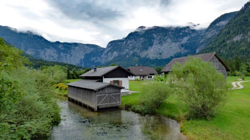 Obertraun, Austria, Kalnai, Alpės, Alpių