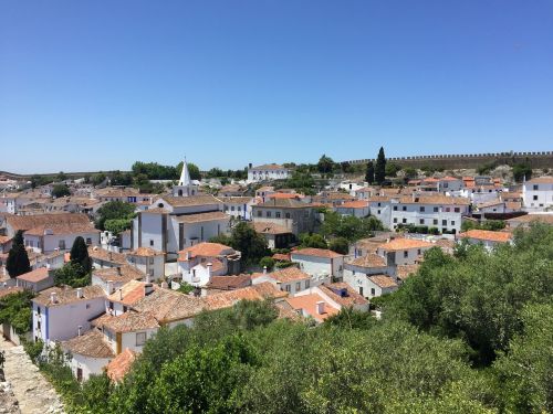 Obidos, Portugal, Miestas, Gynybinė Siena