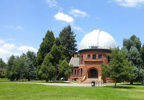 Observatorija, Pastatas, Architektūra, Astronomija, Kupolas, Orientyras, Denveras, Colorado, Teleskopas