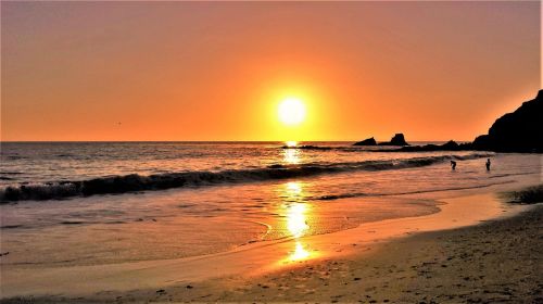 Oc Paplūdimys, Saulėlydis, Kalifornija