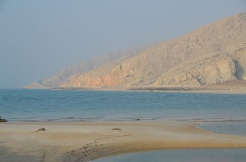 Vandenynas, Uolienų Formavimas, Vanduo, Papludimys, Gamta, Kraštovaizdis, Smėlis, Oman