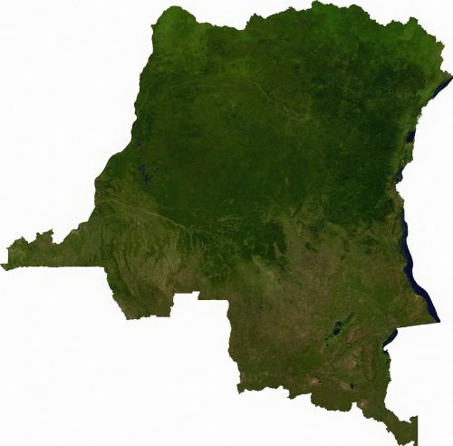 Congo, Oro Vaizdas, Žemė, Žemėlapis, Atlasas