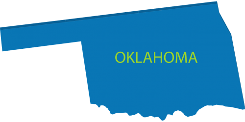 Oklahoma, Žemėlapis, Geografija, Valstybė, United, Valstijos, Amerikietis, Usa, Nemokama Vektorinė Grafika
