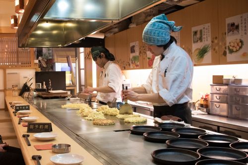 Okonomiyaki, Japanese, Japonija, Maistas, Asian, Virtuvė, Kultūra, Blynas, Virėjas, Virimo