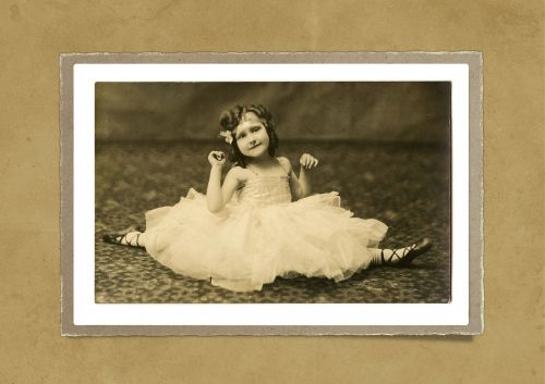 Senas, 1920, Senos Nuotraukos, Vintage, Portretas, Gražus, Nostalgija, Atsiminimai, Nuotrauka, Praeitis, Mergaitė, Baletas, Baleto Sokejas