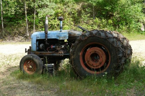Senas, Traktorius, Senovinis, Traktoriai, Vintage, Ūkis, Žemdirbystė, Įranga, Žemės Ūkio Technika