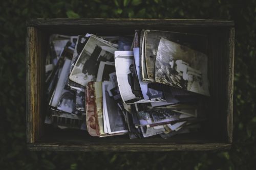 Senas, Vintage, Retro, Dėžė, Žmonės, Atsiminimai