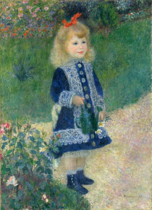 Mergina Su Laistytuvu, Pierre-Auguste Renoir, Impresionistas, Senas, Meistras, Dažymas