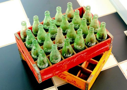Senas Dėžutė Cola, Kola, Buteliai, Gerti, Kolos Buteliai, Coca Cola, Prekių Ženklai, Troškulys, Limonadas