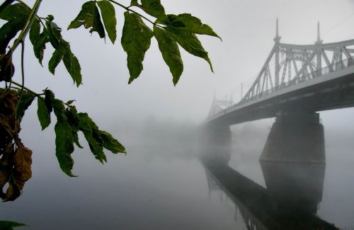 Senas Tiltas, Tver, Rūkas, Oro Perspektyva