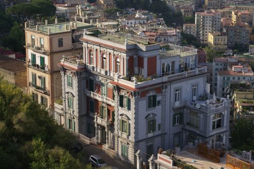 Seni Pastatai, Naples, Architektūra, Stilius, San Martino, Vomero, Balkonai, Langai, Terasos