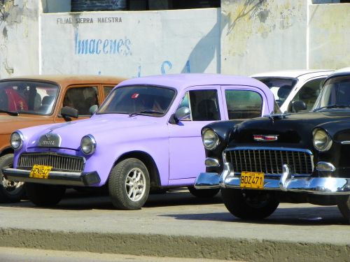 Seni Automobiliai, Vat, Fidel Castro, Senovinis Miestas, Senas Automobilis, Havana, Gatvė, Kelionė