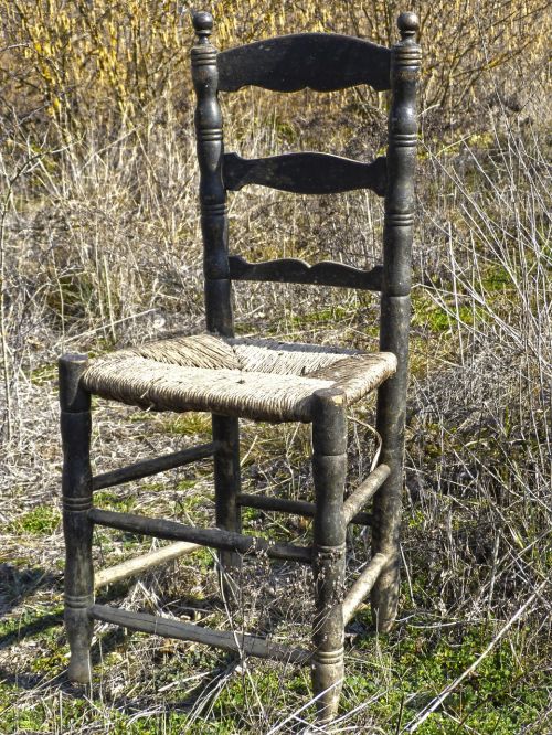 Senoji Kėdė, Paliktas, Pinti Dirbiniai, Ramshackle, Sunaikintas, Skersinė Kėdė