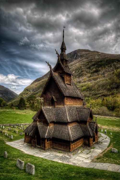 Senosios Bažnyčios,  Atitolinti Bažnyčią,  Religija,  Statyba,  Borgundo,  Norvegija
